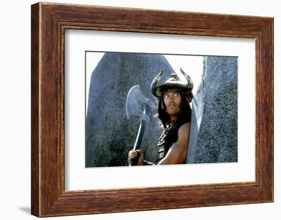 CONAN THE BARBARIAN, 1982 directed by JOHN MILIUS (photo)-null-Framed Photo