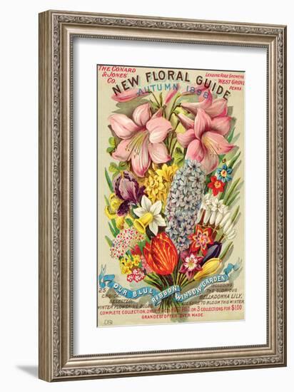 Conard & Jones Floral Guide-null-Framed Art Print