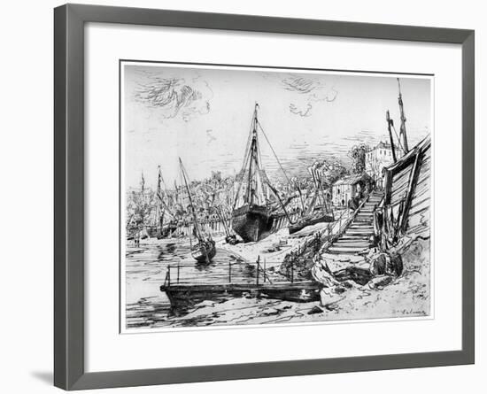 Concarneau, C1850-1895-Maxime Lalanne-Framed Giclee Print