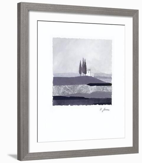 Concentration in Grey II-Horst Jonas-Framed Art Print