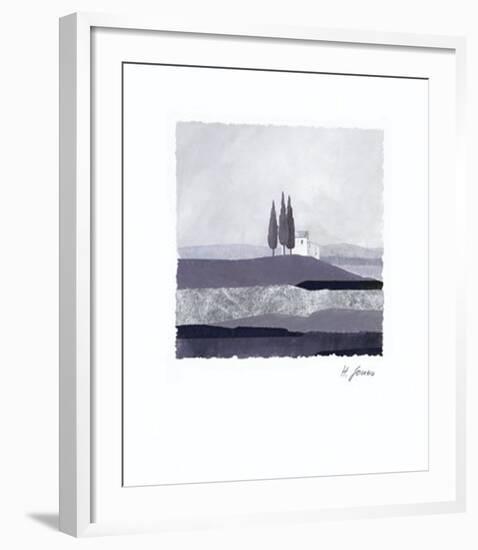 Concentration in Grey II-Horst Jonas-Framed Art Print