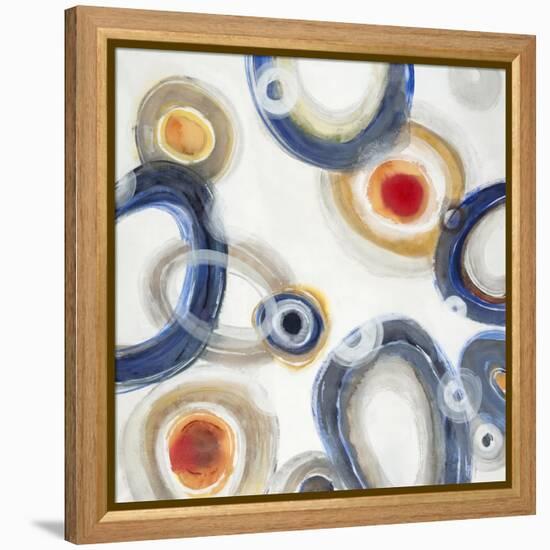 Concentric Circles-Liz Jardine-Framed Stretched Canvas