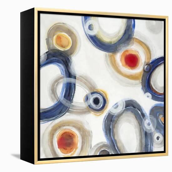 Concentric Circles-Liz Jardine-Framed Stretched Canvas