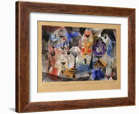 Concentrierter Roman-Paul Klee-Framed Giclee Print