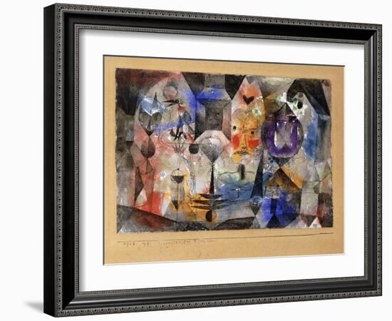 Concentrierter Roman-Paul Klee-Framed Giclee Print