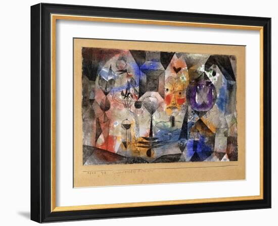 Concentrierter Roman-Paul Klee-Framed Giclee Print