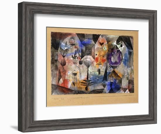 Concentrierter Roman-Paul Klee-Framed Giclee Print