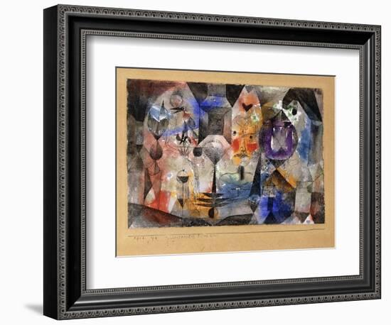 Concentrierter Roman-Paul Klee-Framed Giclee Print