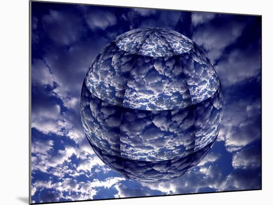 Concept of 3D Earth Climate-Jaynes Gallery-Mounted Photographic Print