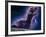 Conceptual Art of a Ghostly Dinosaur Over the Moon-Joe Tucciarone-Framed Photographic Print