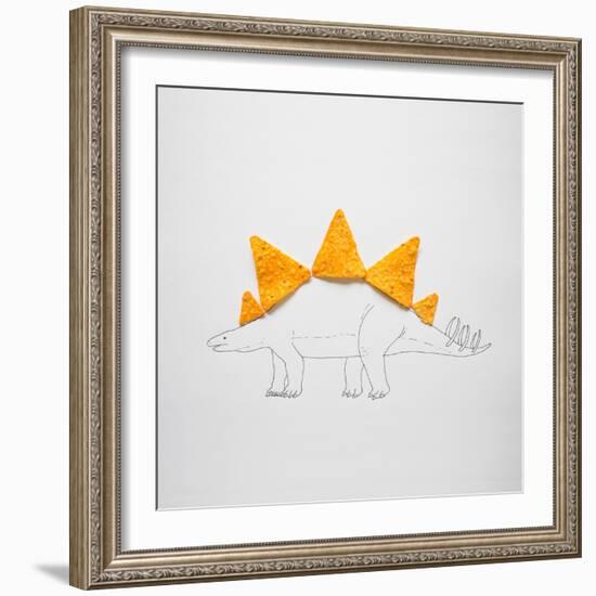 Conceptual Dinosaur-Cintascotch-Framed Photographic Print