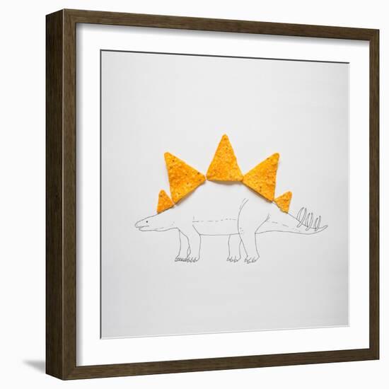 Conceptual Dinosaur-Cintascotch-Framed Photographic Print