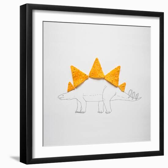 Conceptual Dinosaur-Cintascotch-Framed Photographic Print