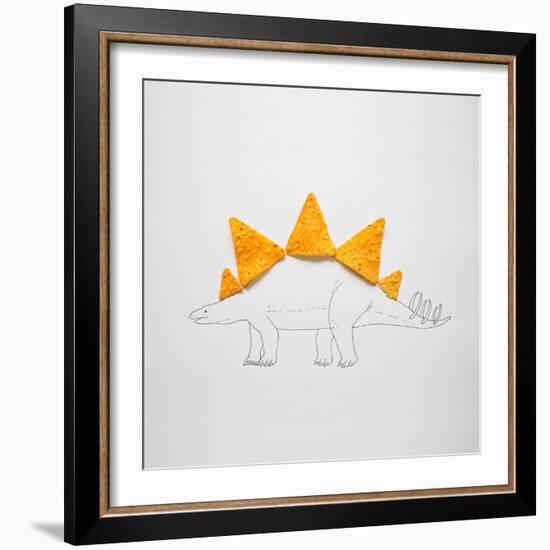 Conceptual Dinosaur-Cintascotch-Framed Photographic Print