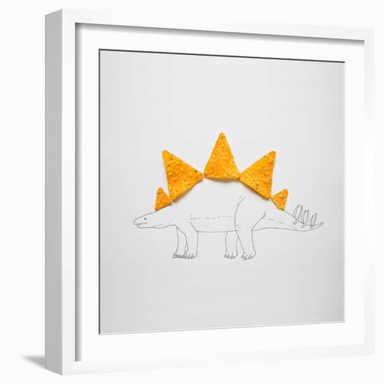 Conceptual Dinosaur-Cintascotch-Framed Photographic Print