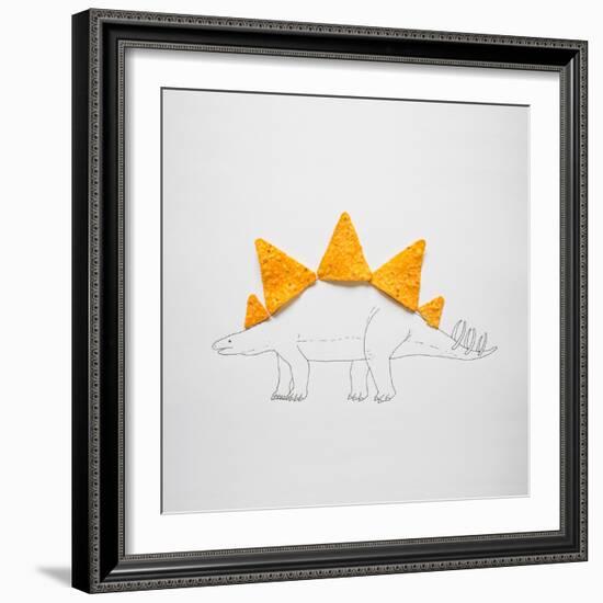 Conceptual Dinosaur-Cintascotch-Framed Photographic Print