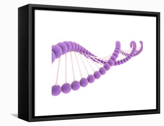 Conceptual Image of Dna-null-Framed Stretched Canvas