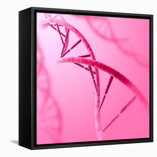 Conceptual Image of Dna-null-Framed Stretched Canvas