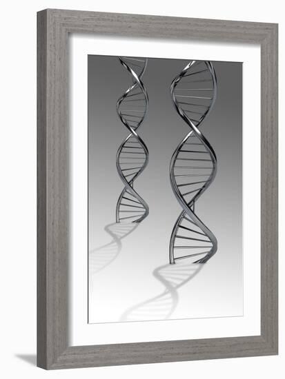 Conceptual Image of Dna-null-Framed Art Print