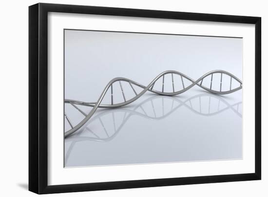 Conceptual Image of Dna-null-Framed Art Print