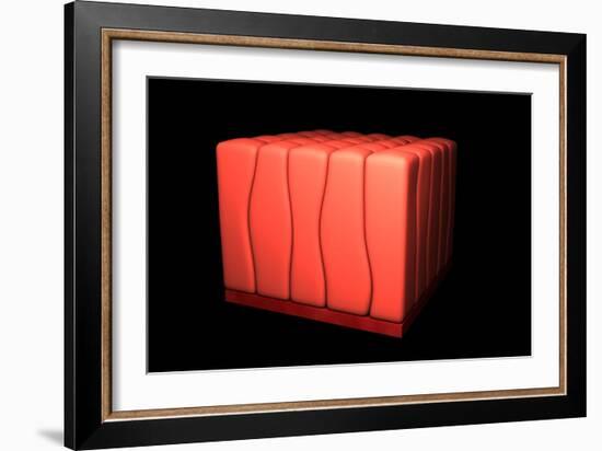 Conceptual Image of Simple Columnar Epithelium-null-Framed Art Print