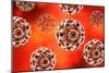 Conceptual image of the human papillomavirus infection virus.-Stocktrek Images-Mounted Art Print