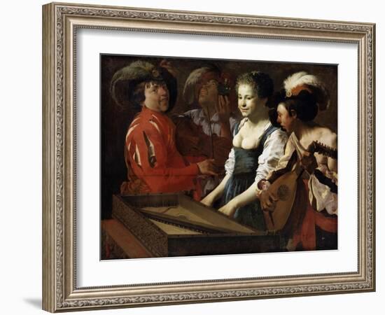 Concert, 1626-Hendrick Ter Brugghen-Framed Giclee Print