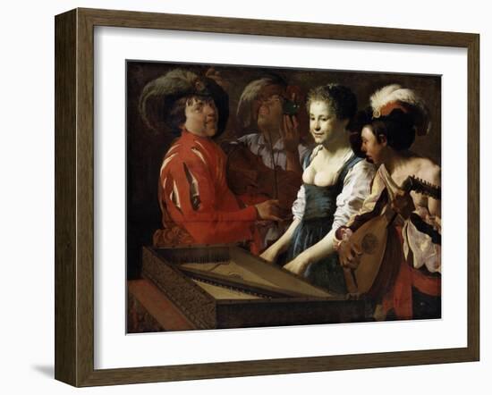 Concert, 1626-Hendrick Ter Brugghen-Framed Giclee Print