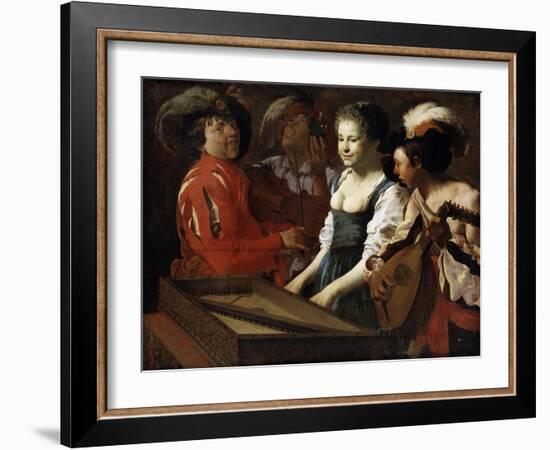 Concert, 1626-Hendrick Ter Brugghen-Framed Giclee Print