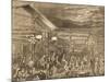 Concert at Volksgarten in Vienna, Austria19th Century Engraving-null-Mounted Giclee Print