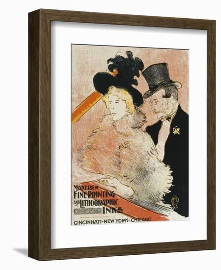 Concert; Au Concert, 1896-Henri de Toulouse-Lautrec-Framed Giclee Print