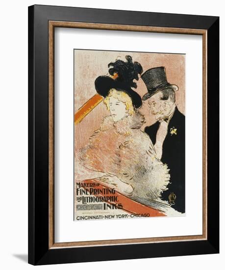 Concert; Au Concert, 1896-Henri de Toulouse-Lautrec-Framed Giclee Print