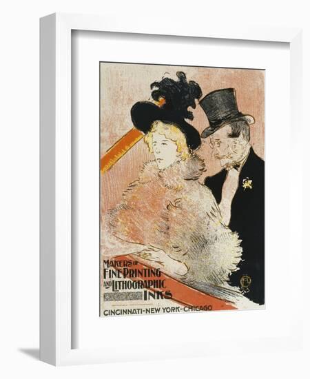 Concert; Au Concert, 1896-Henri de Toulouse-Lautrec-Framed Giclee Print