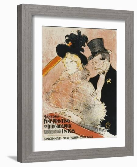 Concert; Au Concert, 1896-Henri de Toulouse-Lautrec-Framed Giclee Print