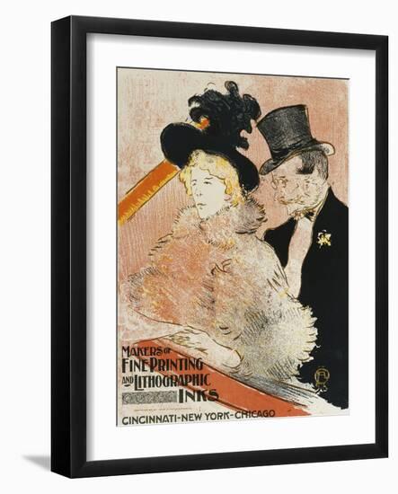 Concert; Au Concert, 1896-Henri de Toulouse-Lautrec-Framed Giclee Print