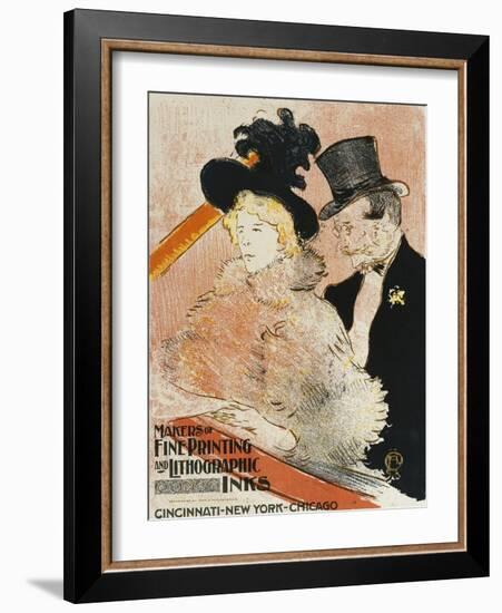 Concert; Au Concert, 1896-Henri de Toulouse-Lautrec-Framed Giclee Print