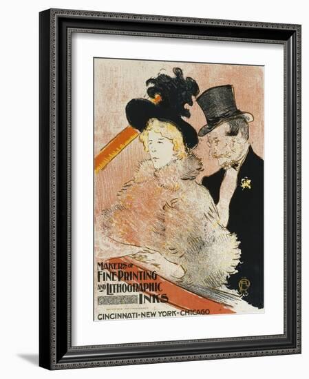 Concert; Au Concert, 1896-Henri de Toulouse-Lautrec-Framed Giclee Print