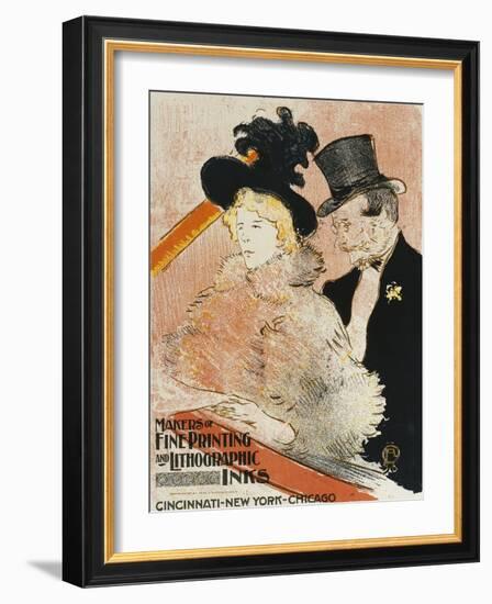 Concert; Au Concert, 1896-Henri de Toulouse-Lautrec-Framed Giclee Print