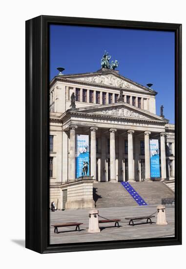 Concert Hall at the Gendarmenmarkt, Germany-Markus Lange-Framed Premier Image Canvas