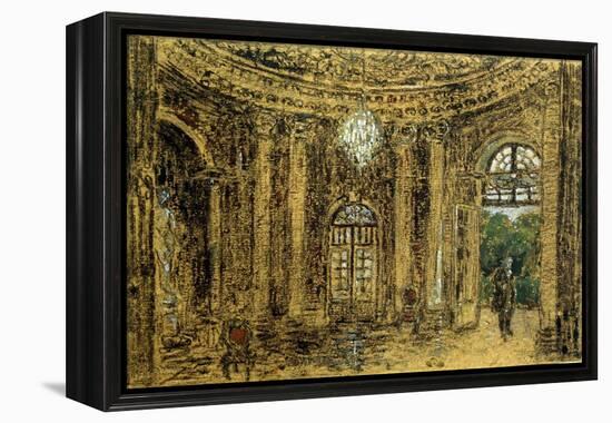 Concert in Sanssouci, (Stud), 1850S-Adolph Menzel-Framed Premier Image Canvas