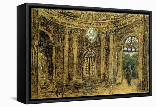 Concert in Sanssouci, (Stud), 1850S-Adolph Menzel-Framed Premier Image Canvas