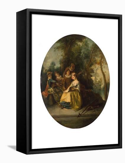 Concert in the Park, 1738-Nicolas Lancret-Framed Premier Image Canvas