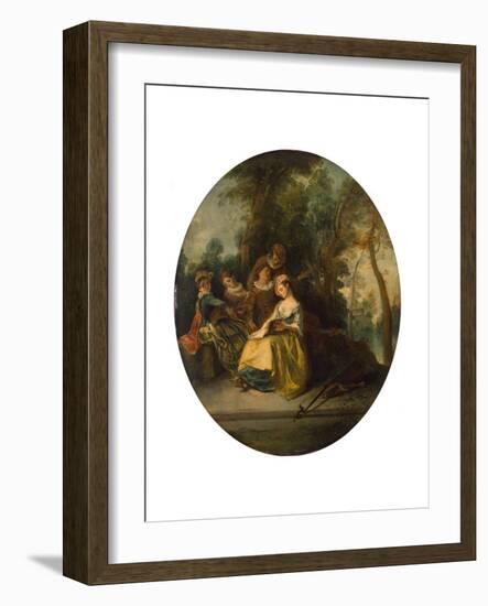 Concert in the Park, 1738-Nicolas Lancret-Framed Giclee Print