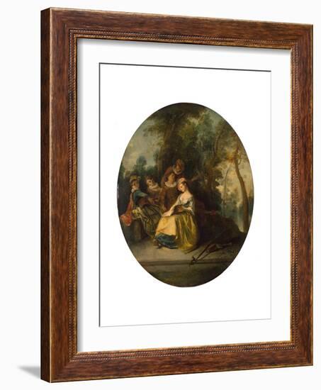 Concert in the Park, 1738-Nicolas Lancret-Framed Giclee Print