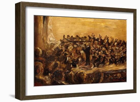 Concert in the Staatsoper, Unter den Linden, Berlin-Max Liebermann-Framed Giclee Print