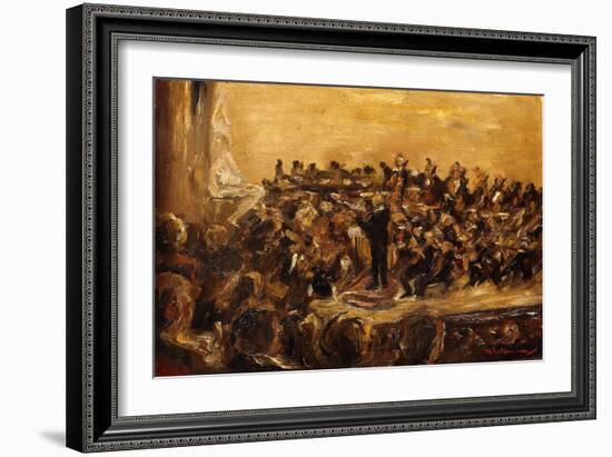 Concert in the Staatsoper, Unter den Linden, Berlin-Max Liebermann-Framed Giclee Print