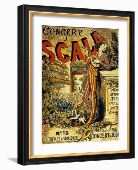 Concert La Scala Boulevard De Strasbourg-null-Framed Photo