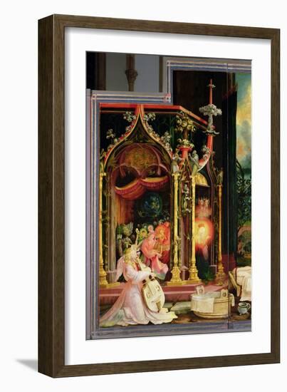 Concert of Angels from the Isenheim Altarpiece, circa 1512-16-Matthias Grünewald-Framed Giclee Print