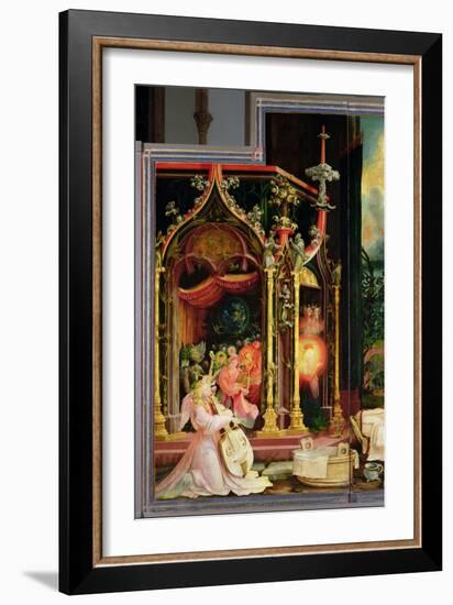 Concert of Angels from the Isenheim Altarpiece, circa 1512-16-Matthias Grünewald-Framed Giclee Print