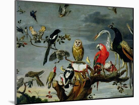 Concert of Birds-Frans Snyders-Mounted Giclee Print